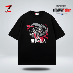 T-SHIRT / ANIME CRAZE / BLACK