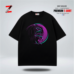 T-SHIRT / ANIME BOLD LOOK / BLACK