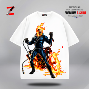 T-SHIRT / GHOST RIDER / BLAZING TRAILS / OFF WHITE