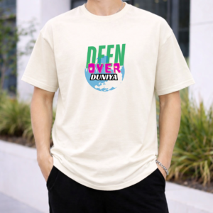 DAWAH T-SHIRT DEEN OVER DUNIYA